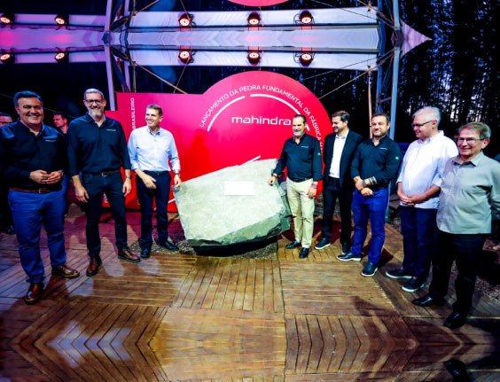 MAHINDRA FAZ EVENTO DE LANÇAMENTO DA PEDRA FUNDAMENTAL E MARCA INÍCIO À CONSTRUÇÃO DA NOVA FÁBRICA EM DOIS IRMÃOS/RS